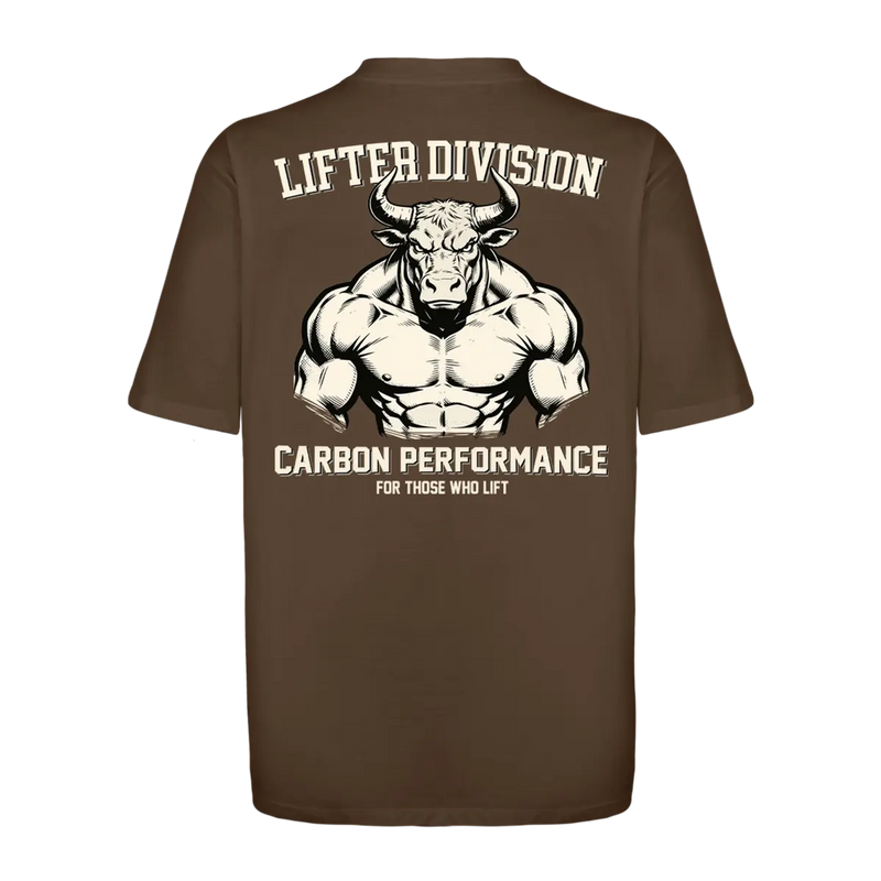 Camiseta Carbon Performance Bull Lifter Oversized Premium Fit