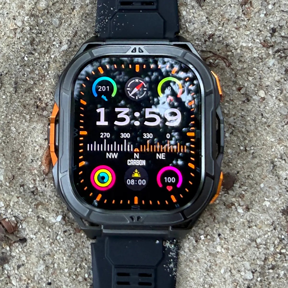 Smartwatch Carbon Raptor - Troca