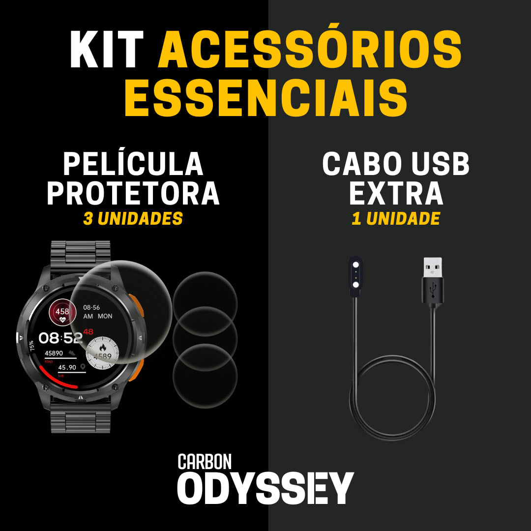 Kit Acessórios Essenciais Carbon Odyssey