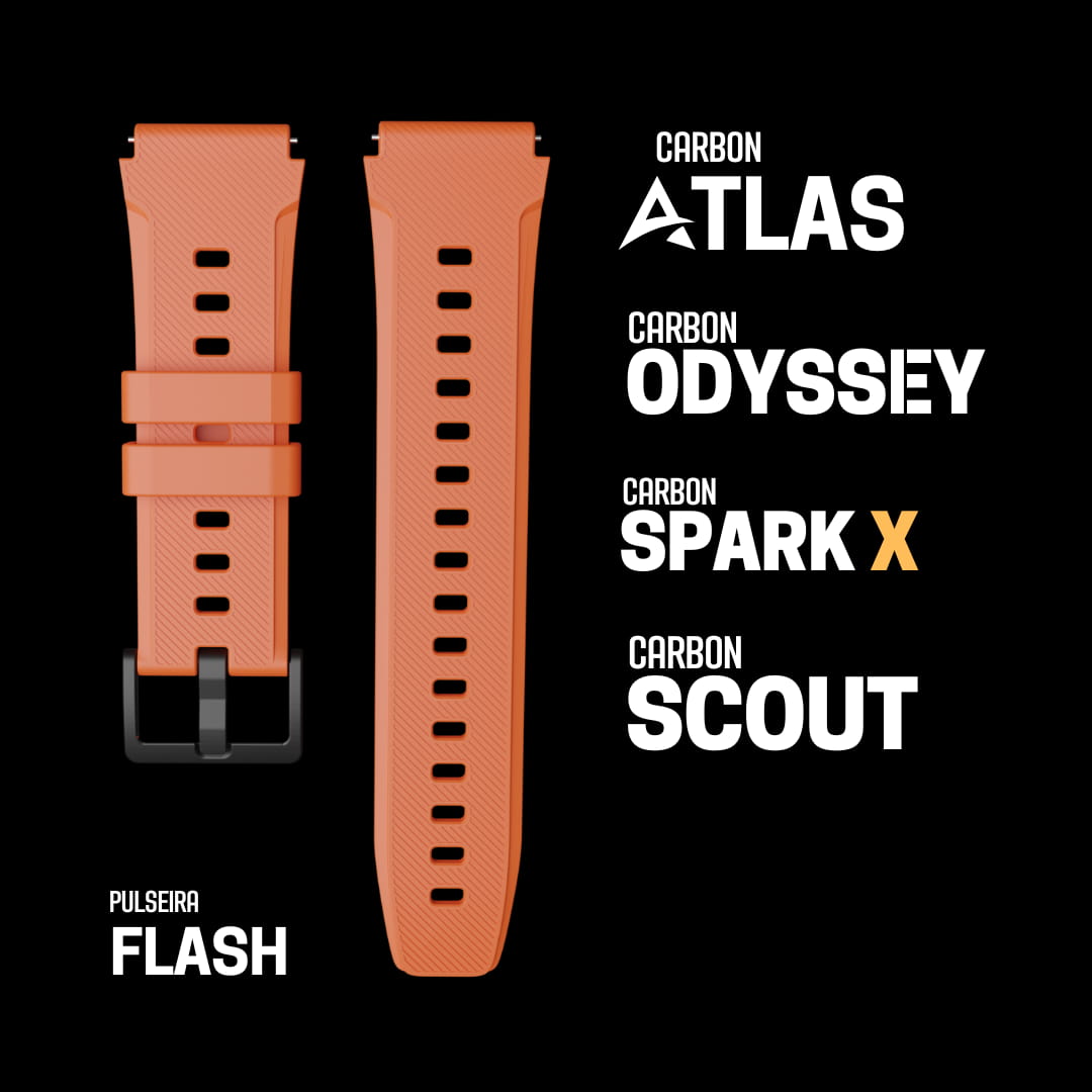 Pulseira Carbon Flash - Carbon Relógios Inteligentes