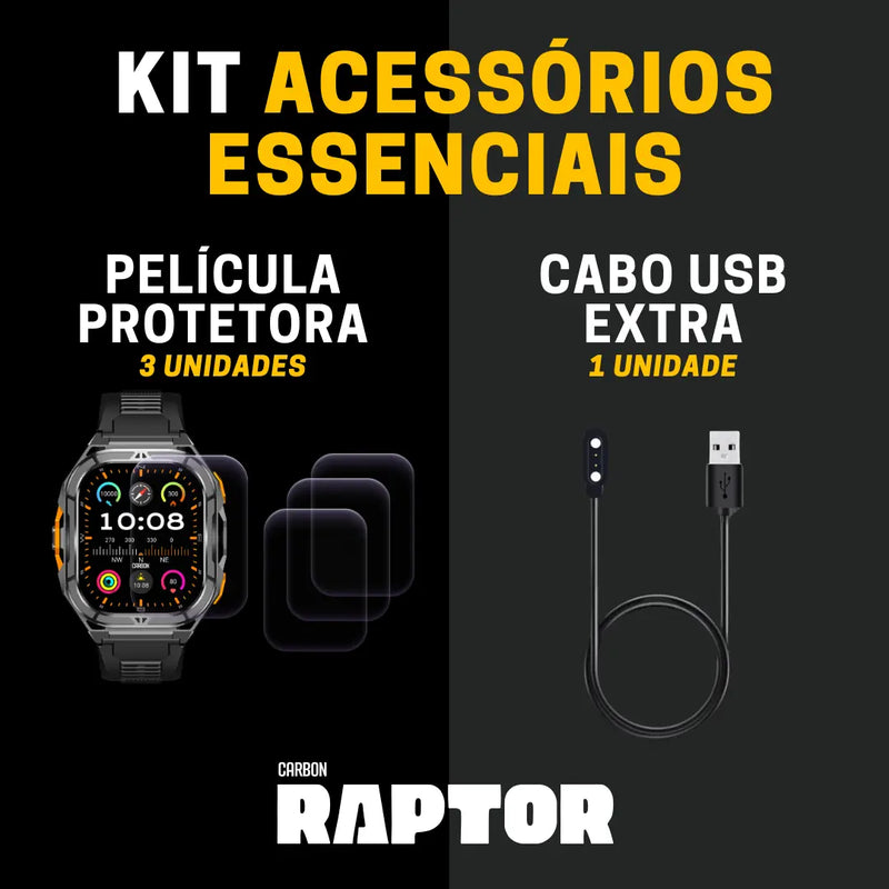 Kit Acessórios Essenciais Carbon Raptor