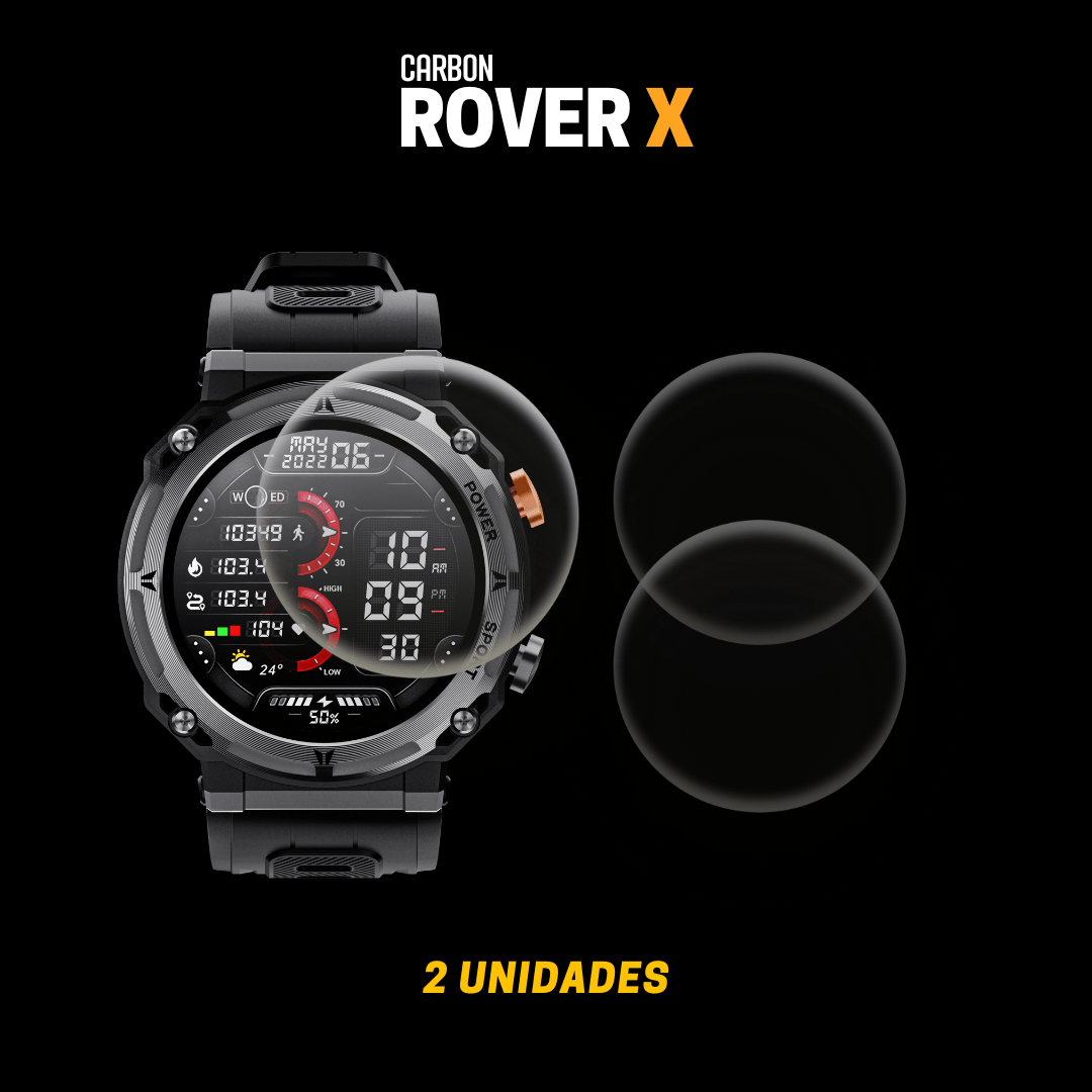 Película Protetora Carbon Rover X - Carbon Relógios Inteligentes