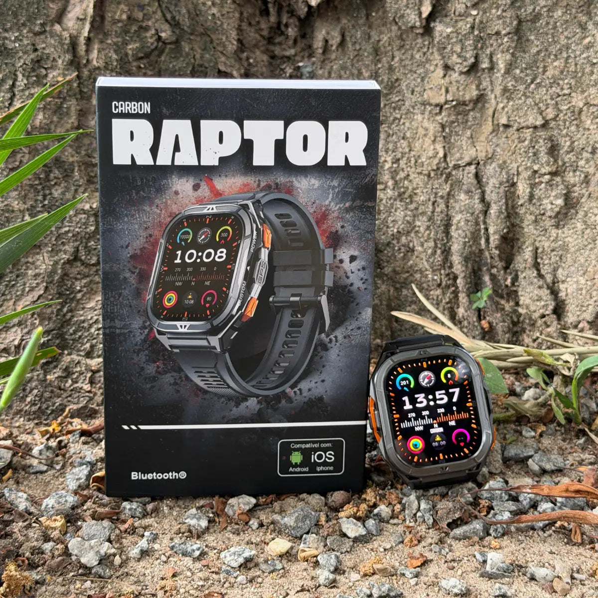 Smartwatch Carbon Raptor - Troca