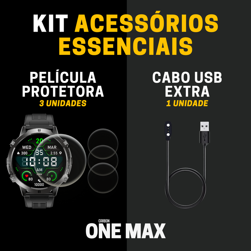 Kit Acessórios Essenciais Carbon One Max