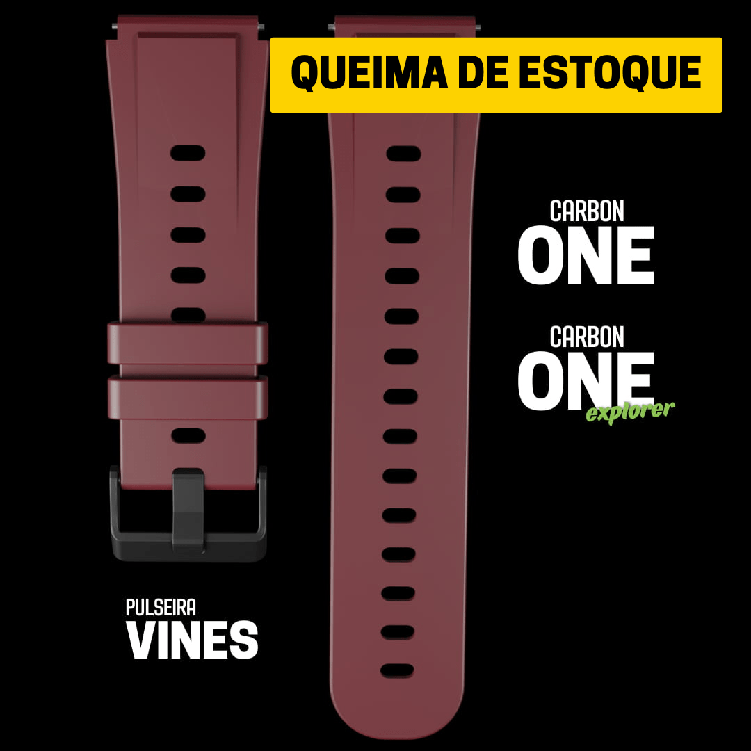 Pulseira Carbon One Vines - Carbon Relógios Inteligentes