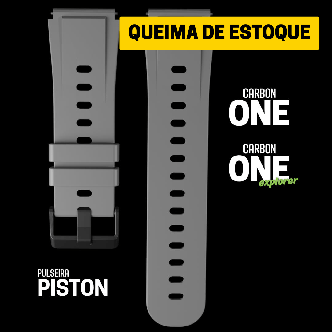 Pulseira Carbon One Piston - Carbon Relógios Inteligentes