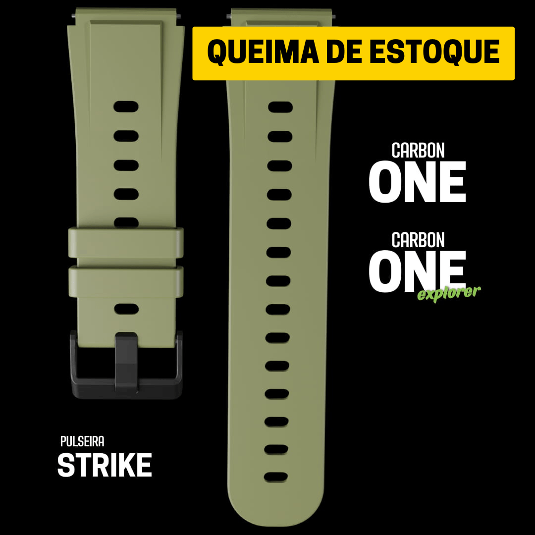 Pulseira Carbon One Strike - Carbon Relógios Inteligentes