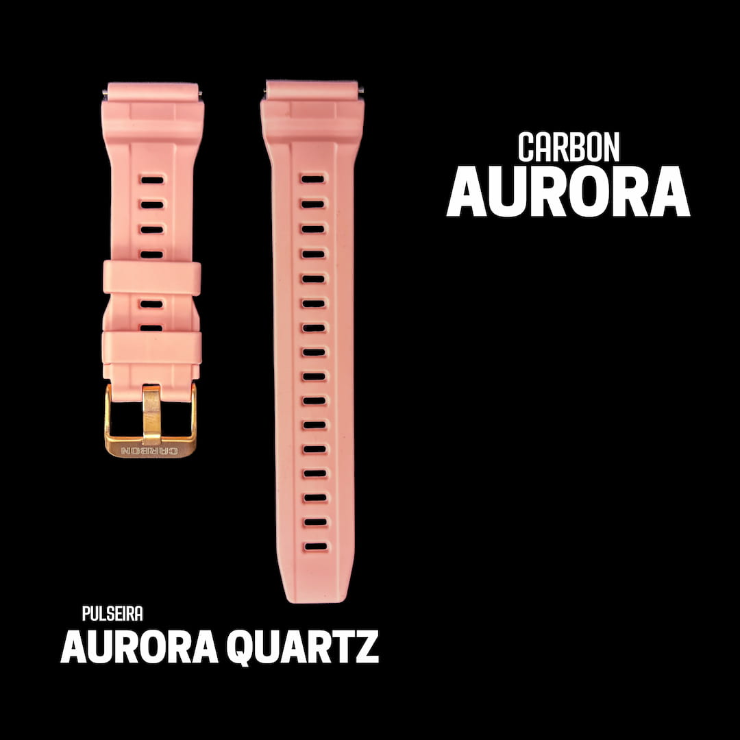 Pulseira Carbon Aurora Quartz
