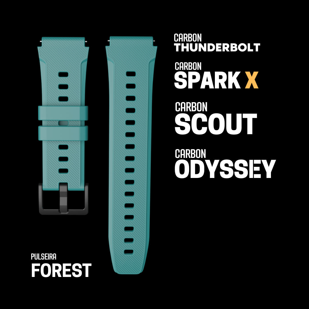 Pulseira Carbon Forest