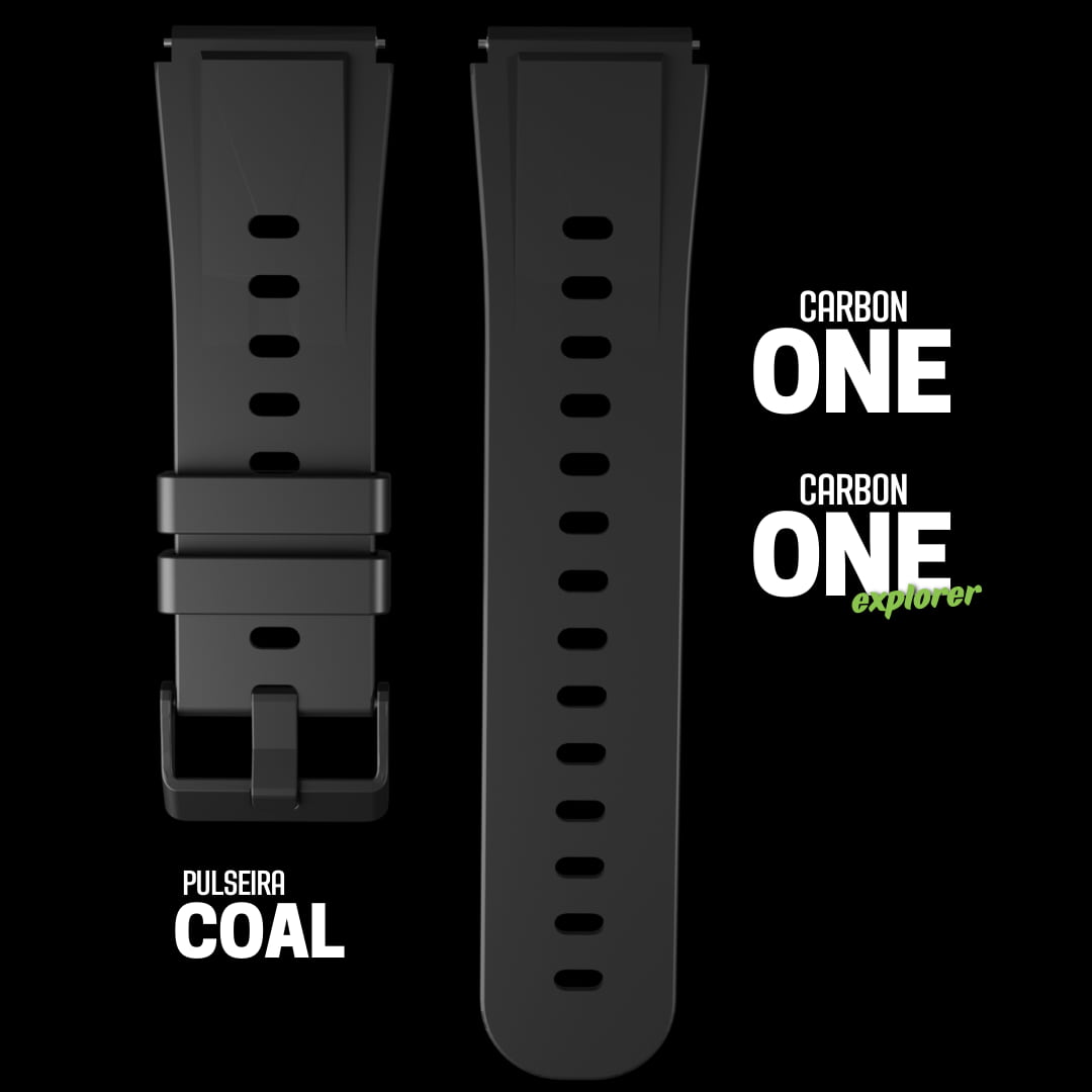 Pulseira Carbon One Coal - Carbon Relógios Inteligentes