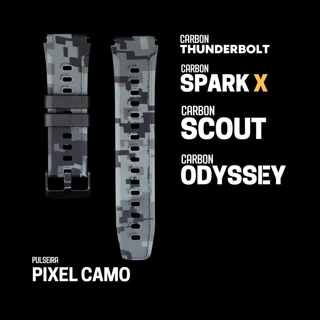 Pulseira Carbon Pixel Camo