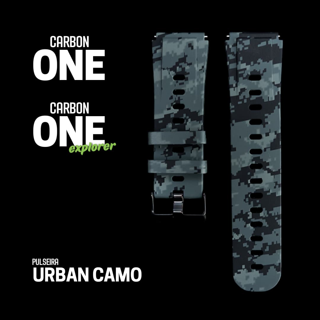 Pulseira Carbon One Urban Camo