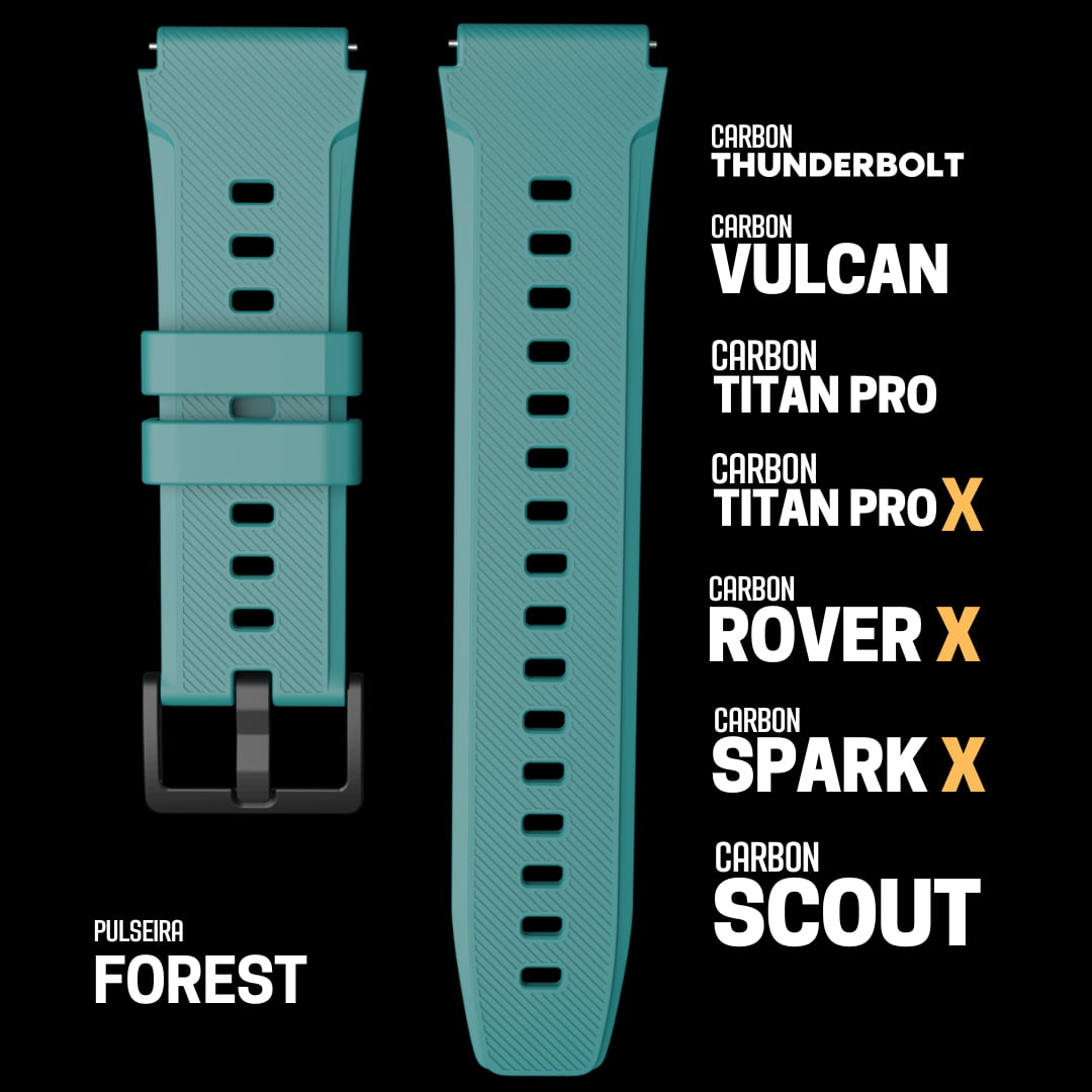 Pulseira Carbon Forest