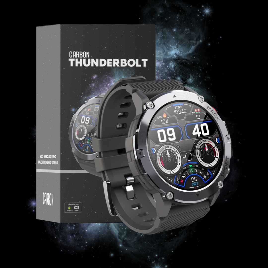 Smartwatch Carbon Thunderbolt
